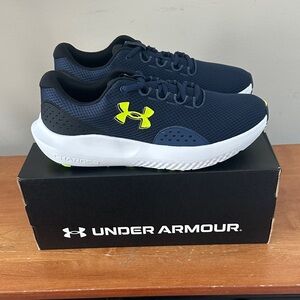 Men’s Under Armour Sneakers - Navy, White, black and Neon Yellow